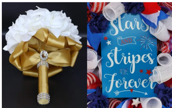 Using Deco Mesh and Ribbon